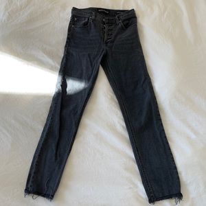 THE YOKO HIGH RISE SLIM - DENIM FORUM